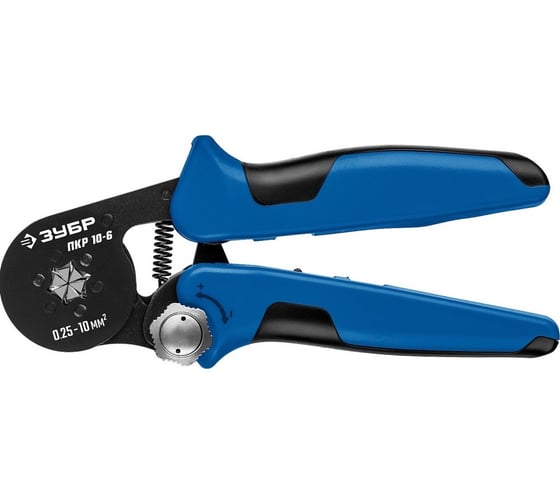 Изображение товара Пресс-клещи ЗУБР Профессионал ПКР-10-6  для втулочных наконечников 0.25 - 10 мм.кв 22678
