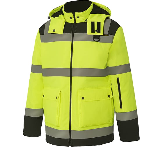 Изображение товара Куртка СОЮЗСПЕЦОДЕЖДА СПЕКТР утепленная лимон, черная, 44-46 M 2000000259796