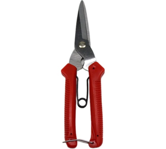 Изображение товара Секатор прямой TOOLAS красные рукоятки ЦБ-00000364