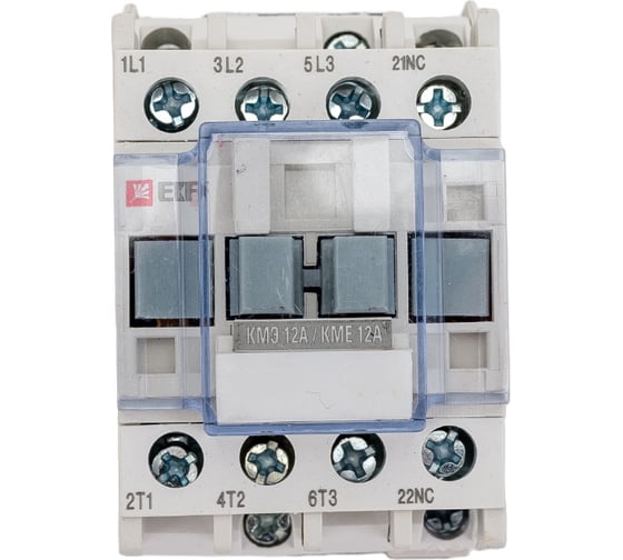 Изображение товара Малогабаритный контактор EKF КМЭ, 12А, 24В, 1NC, PROxima ctr-s-12-24-nc