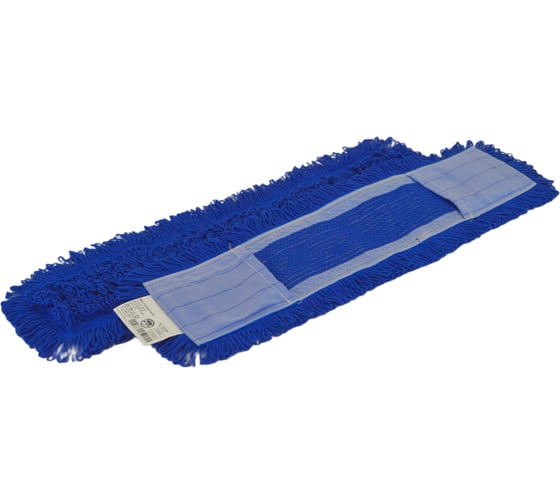 Изображение товара МОП A-VM плоский, 60x13 см, хлопок, карман, синий CN3081