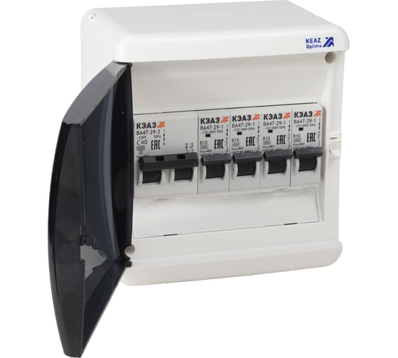 Изображение товара Щит распределительный ООО "Центр Энергии" НКУ ЩР40А UNK-06 (1x2С40, 4x1В10) 00-00006449