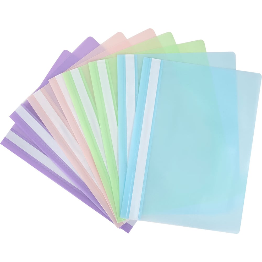 Изображение товара Папка-скоросшиватель Staff комплект 8 шт. А4 яркие цвета