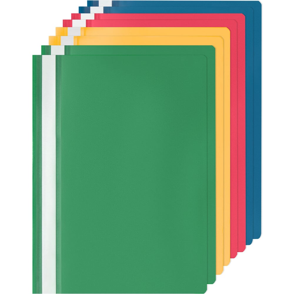 Изображение товара Папка-скоросшиватель Staff комплект 8 шт. А4 разноцветные высокая прочность