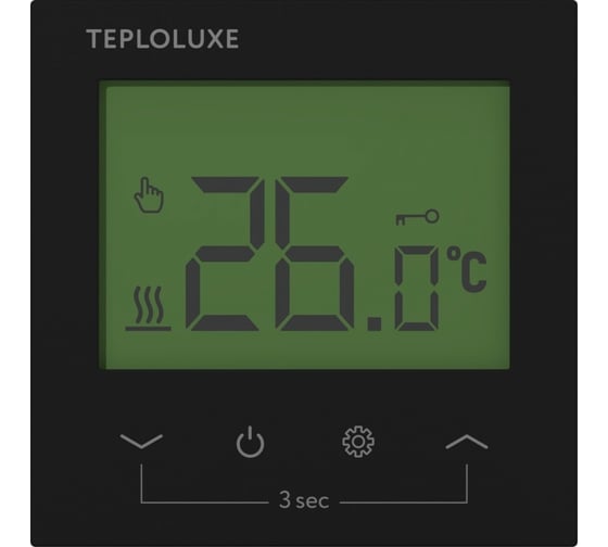 Изображение товара Терморегулятор электронный Теплолюкс Pontus черный 100037088300