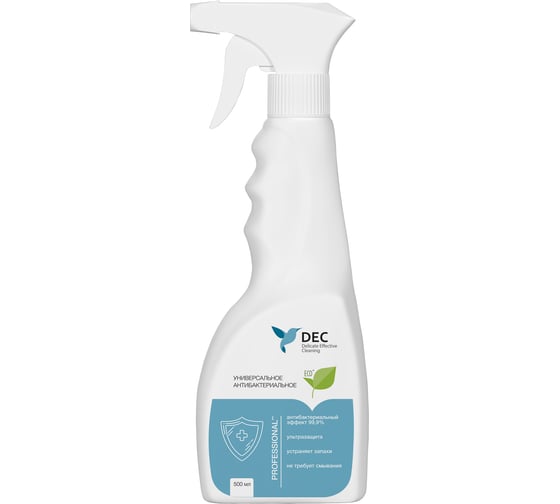 Изображение товара Универсальное чистящее средство с антибактериальным эффектом DEC 0,5 л чист\антибакт-0,5 DEC-чист\антибакт-0,5