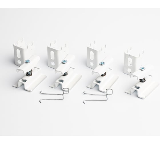 Изображение товара Кронштейны под круглую трубу GUARDO 4 точки, белый глянец BRA-GP-4-9016(G)