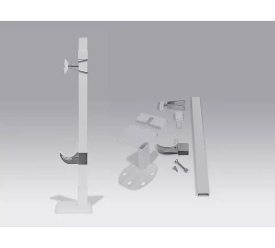 Изображение товара Напольное крепление GUARDO PILON для высоты 450-500 мм, белое, 1 шт AMENBAIE66
