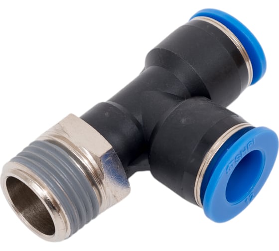 Изображение товара Тройник цанговый T-образный с наружной резьбой (1/2M; 12 мм) SHPI PST 12-R04