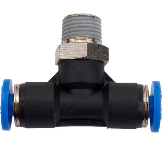 Изображение товара Тройник цанговый T-образный с наружной резьбой (1/8M; 4 мм) SHPI PT 04-R01