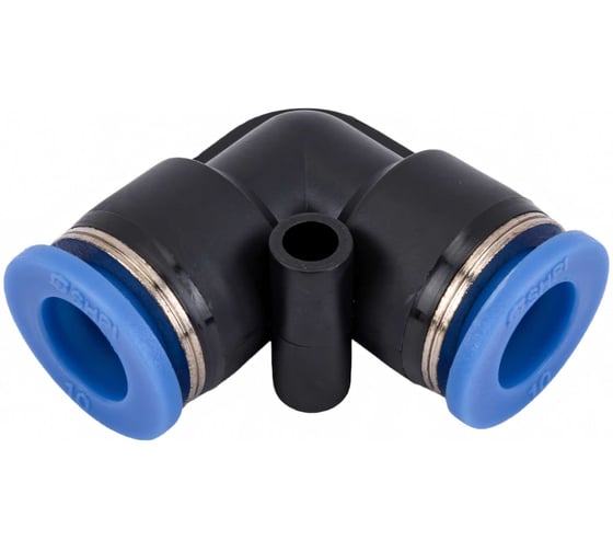 Изображение товара Фитинг цанговый угловой соединительный для трубок диаметром 10 мм SHPI PUL 10