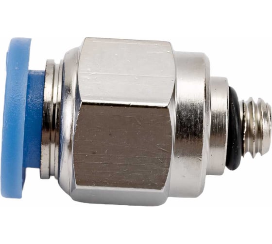 Изображение товара Фитинг цанговый прямой с наружной резьбой M5x0.8 для трубки диаметром 6 мм SHPI PC 06-M5