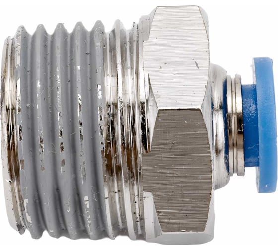 Изображение товара Фитинг цанговый прямой с наружной резьбой 1/2M для трубки диаметром 6 мм SHPI PC 06-R04