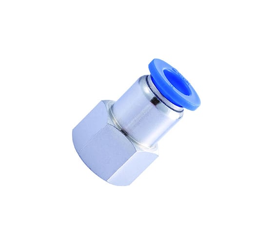 Изображение товара Фитинг цанговый прямой с внутренней резьбой 1/4F для трубки диаметром 12 мм SHPI PCF 12-R02