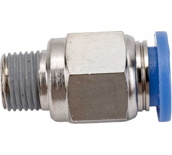 Изображение товара Фитинг цанговый прямой с наружной резьбой 1/8M для трубки диаметром 8 мм SHPI PC 08-R01