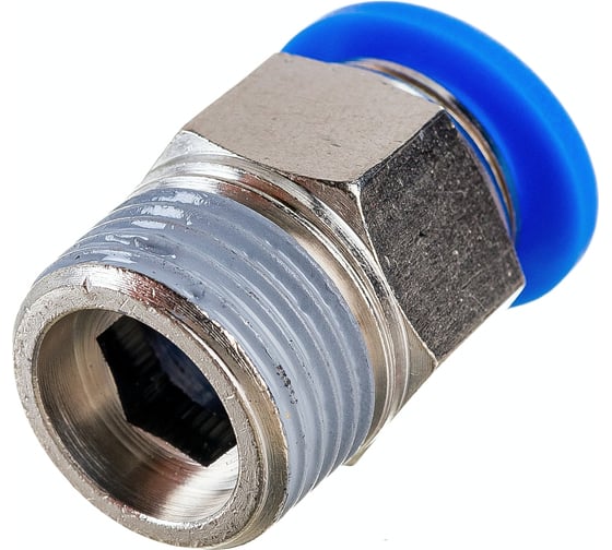 Изображение товара Фитинг цанговый прямой с наружной резьбой 3/8M для трубки диаметром 10 мм SHPI PC 10-R03