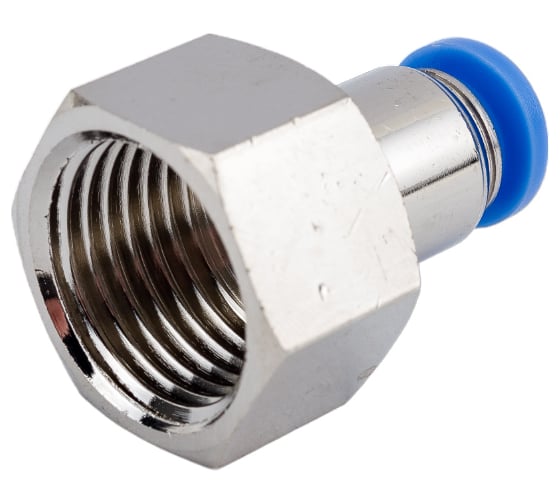 Изображение товара Фитинг цанговый прямой с внутренней резьбой 1/2F для трубки диаметром 8 мм SHPI PCF 08-R04
