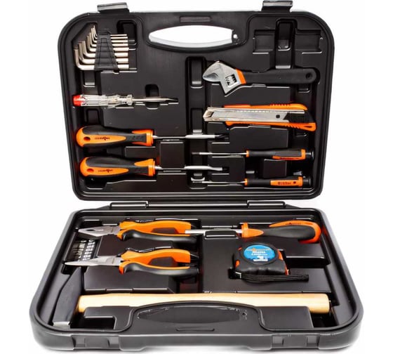 Изображение товара Набор домашнего мастера КВАЛИТЕТ 30 предметов в кейсе 6625844