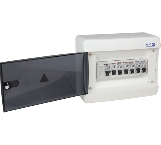 Изображение товара Щит распределительный ООО "Центр Энергии" НКУ ЩР32А CNK-8 (АВДТ22С32, 4x1С16, 2x1С10) 00-00006789