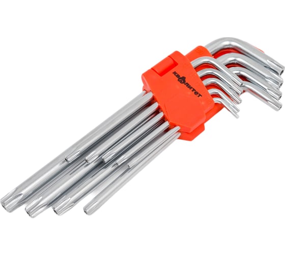 Изображение товара Набор ключей КВАЛИТЕТ Tamper-TORX НКИТ-9 6626732
