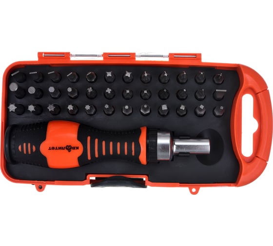 Изображение товара Набор отвертка с битами КВАЛИТЕТ "Сделай сам" 37 предметов 6625833