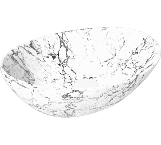 Изображение товара Накладная раковина Teymi Lori 40 белый мрамор T50495 ЦБ-00269578
