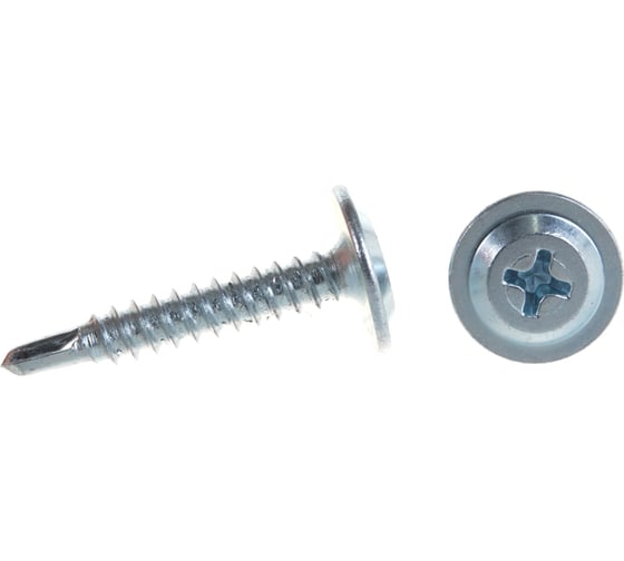 Изображение товара Саморез для металла с прессшайбой ЦКИ 4.2х25, сверлоконечный, Ц, ПРОФИ 500 шт. 48774