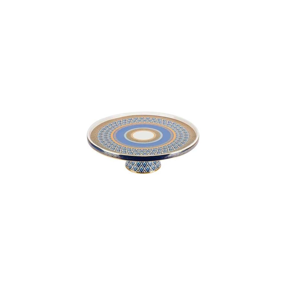 Изображение товара Тортовница на ножке Nouvelle Golden Blue 31 см