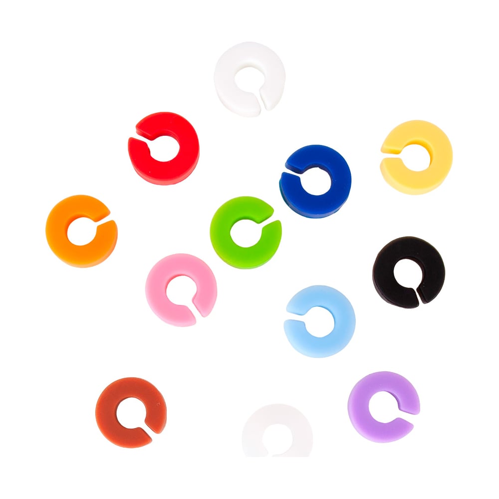 Изображение товара Насадка декоративная цветная на фужер Nouvelle 12 шт 1.8x0.6 см