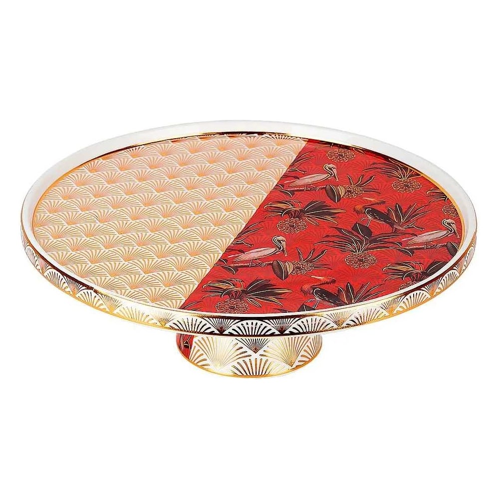 Изображение товара Тортовница на ножке Nouvelle Casablanca 31 см красная