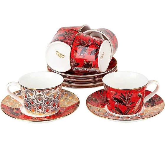 Изображение товара Набор чайный Nouvelle 12 предметов на 6 персон Casablanca, 200 мл 0200160