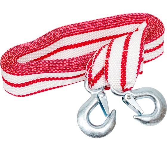 Изображение товара Трос ленточный Сибшнур №2 5т 5м 2 крюка 80074