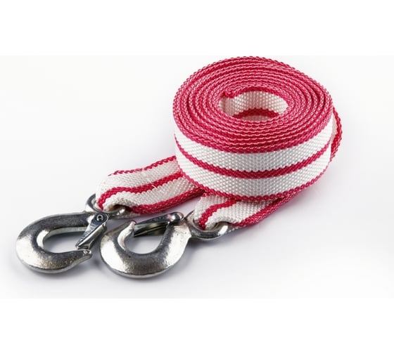 Изображение товара Трос ленточный Сибшнур №7 7т 5м 2 крюка 80073