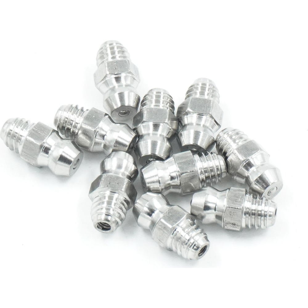 Изображение товара Пресс-масленка Harrison прямая M6 из нержавеющей стали (упак. 10 шт)