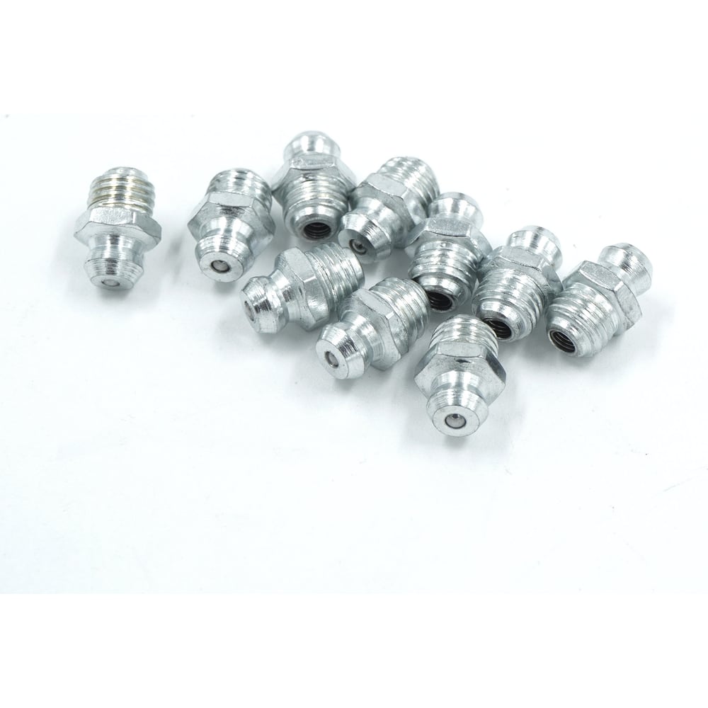 Изображение товара Пресс-масленка Harrison М8, оцинкованная сталь, комплект 10 шт