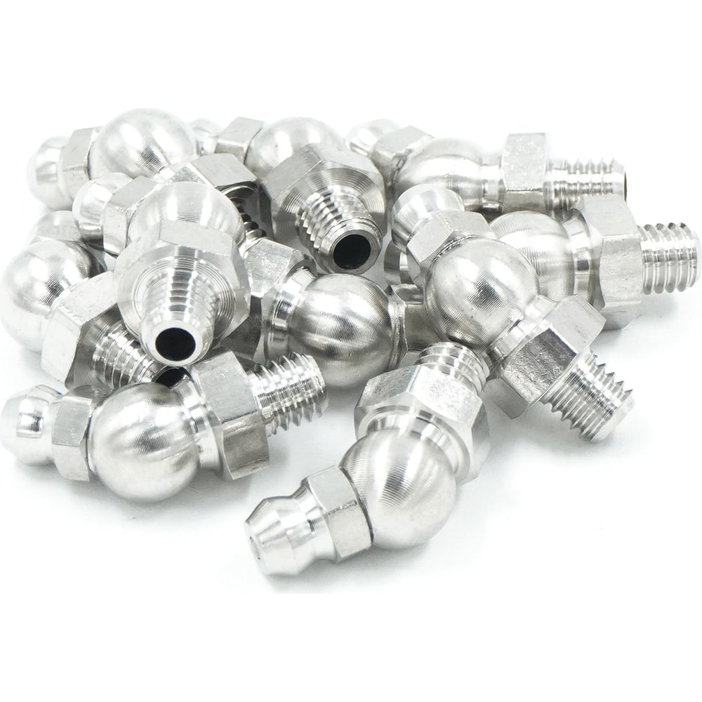 Изображение товара Угловая пресс-масленка (тавотница) 45°, М6х1, нержавеющая сталь, упак. 10 шт Harrison TPS-TVT45M6SS (10)