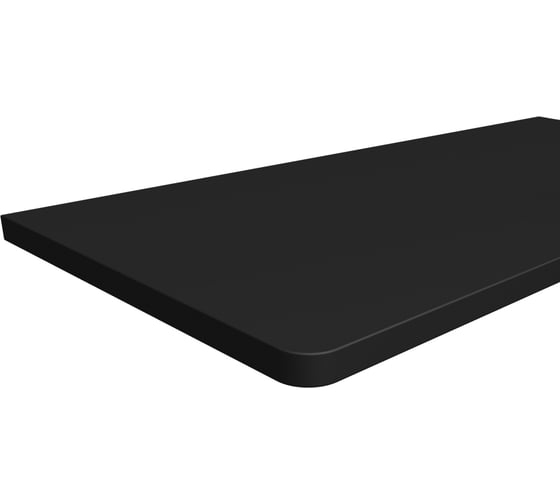 Изображение товара Столешница для письменного стола LuxAlto ЛДСП, черный, 120x60x2.5 см 17402