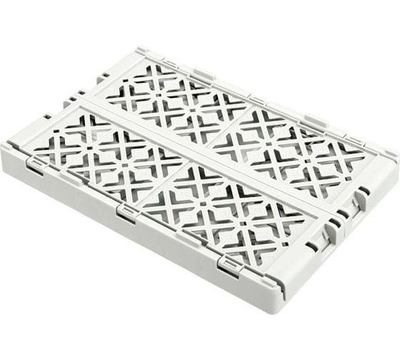 Изображение товара Складной ящик Econova Stocky L 334x250x155 мм, 10.5 л, белый 434297316