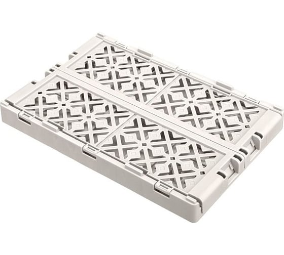 Изображение товара Складной ящик Econova Stocky L 334x250x155 мм, 10.5 л, светло-бежевый 434297334