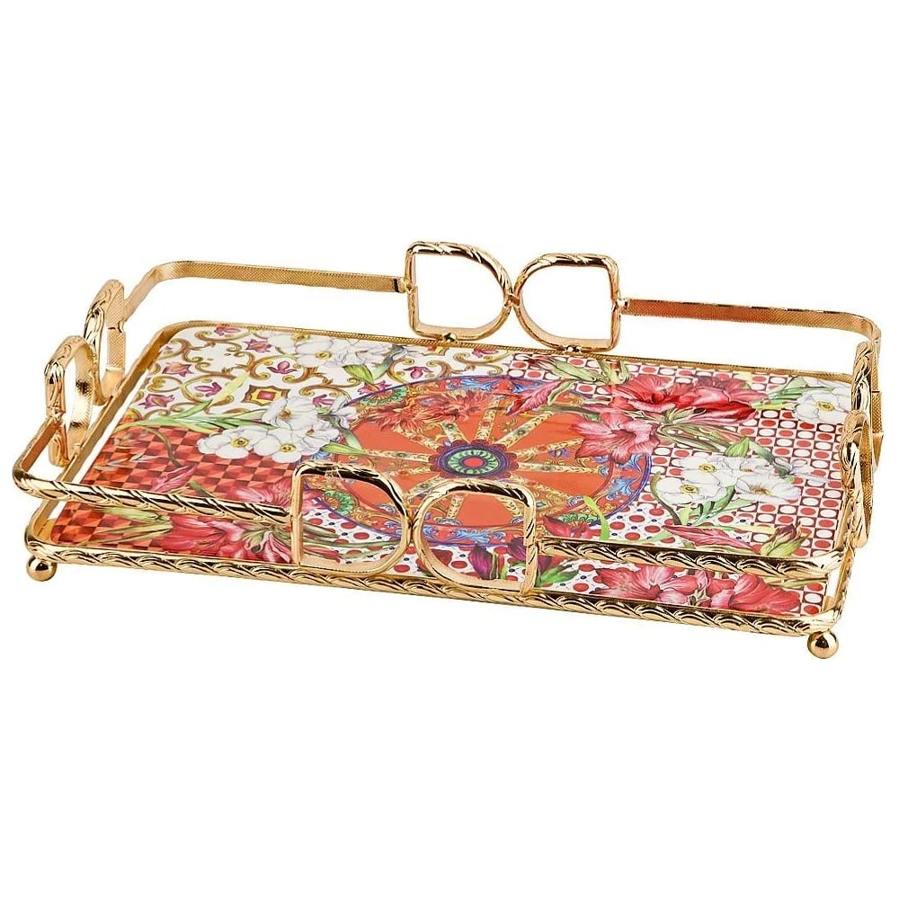 Изображение товара Сервировочный поднос Nouvelle Secret Garden 33.5x22 см 0200159