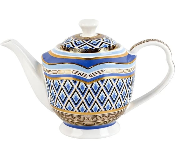 Изображение товара Заварочный чайник Nouvelle Golden Blue 600 мл 0200183