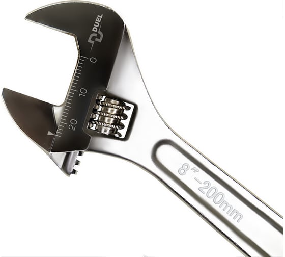 Изображение товара Разводной ключ DUEL 8" до 24 мм, длина 208 мм 20000008