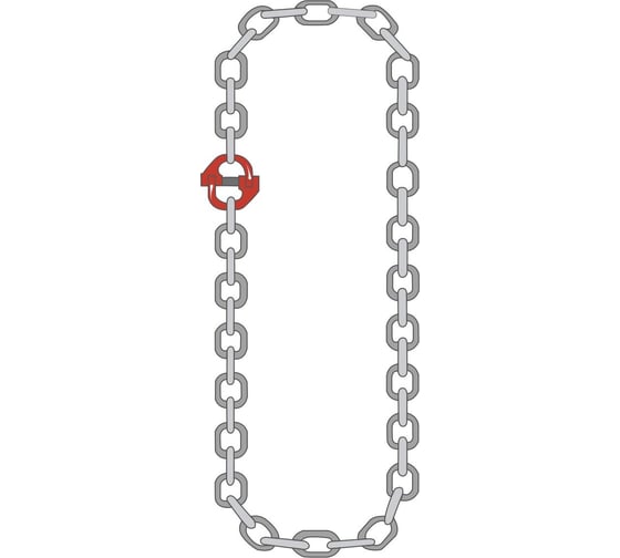 Изображение товара Строп цепной кольцевой ТамбовТехСнаб (УСЦ) универсальный 2 т, 10 м 7930130721007