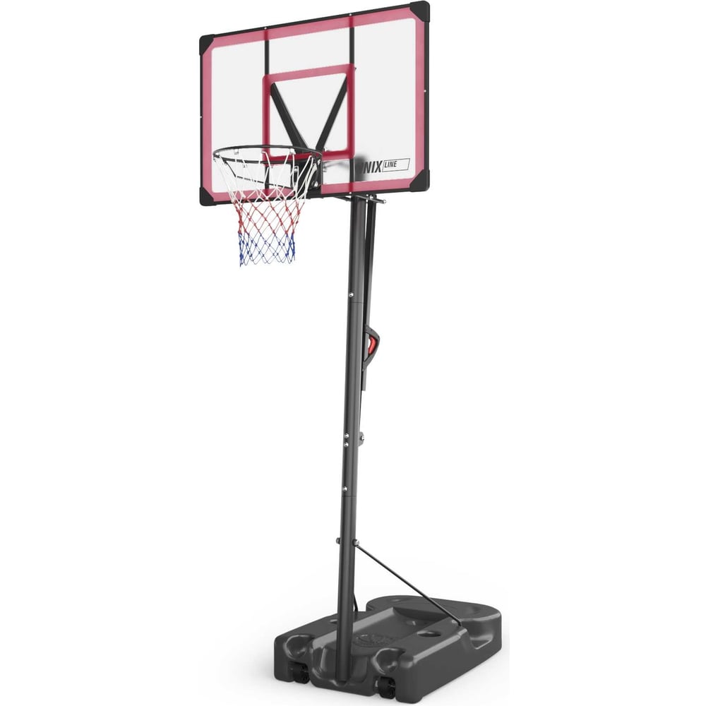 Изображение товара Баскетбольная стойка UNIXline B-Stand-PC 48"x32" R45 H230-305 см BSTS305_48PCBK