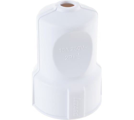Изображение товара Штепсельная розетка Lezard Accessories без заземления белая 715-1600-606W