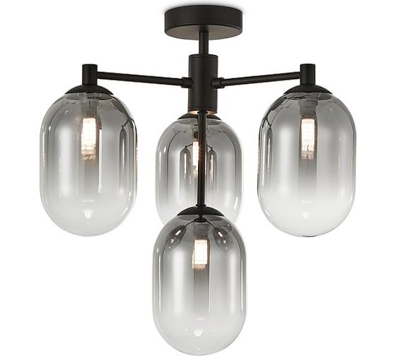 Изображение товара Подвесной светильник Freya Tesse Матовый Черный Металл FR1011PL-04B