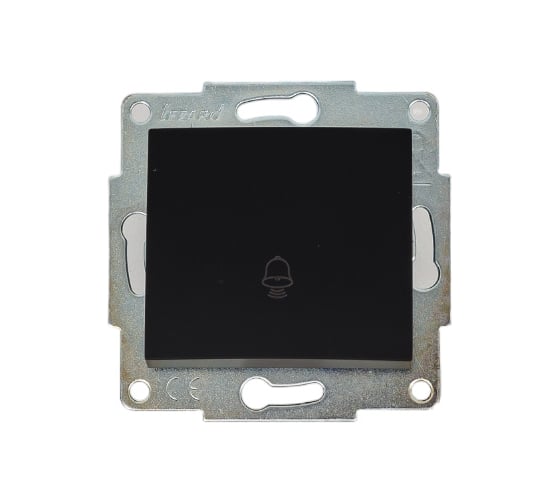 Изображение товара Кнопка звонка Lezard KARINA чёрный бархат 707-4288-103