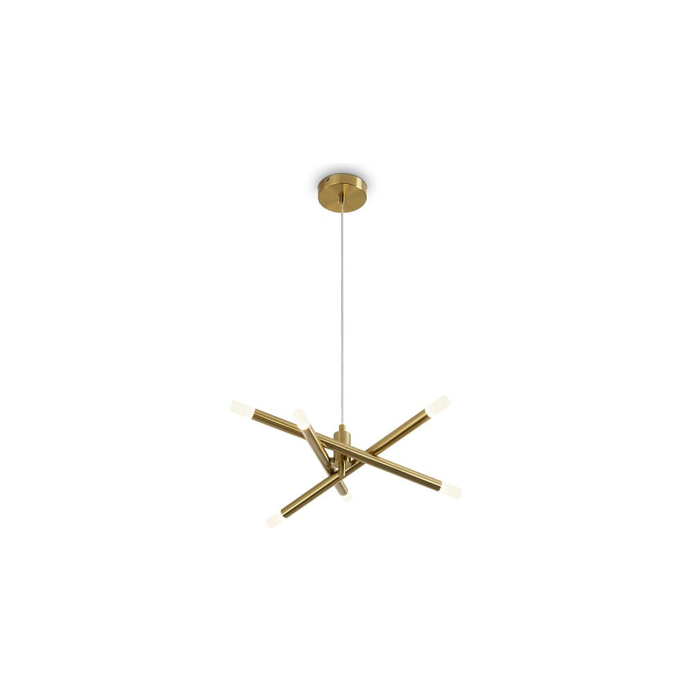Изображение товара Подвесной светильник Freya Wands латунь 6 ламп встроенные LED 16 Вт