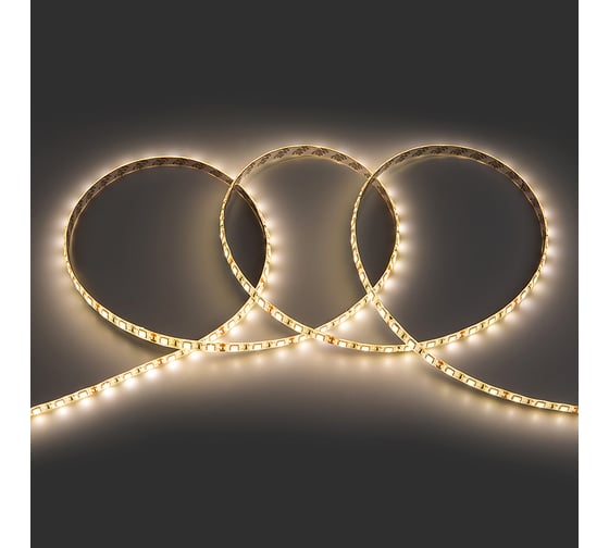 Изображение товара Лента светодиодная General Lighting Systems GLS-5050-60-14.4-12-IP65-PRO-3, 5 метров, 14,4Вт/м, 12В, SMD5050, 5мм, 60 диодов/м, 12 Лм/м, IP65, 3000К - теплый белый 503120