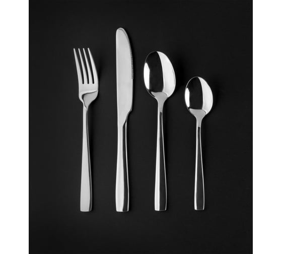Изображение товара Набор столовых приборов PERFECTO LINEA 24 шт., глянцевый, серия Majestic 21-250110P